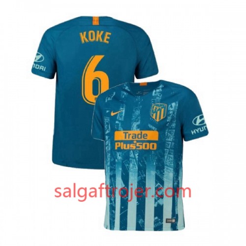 Atlético Madrid Fodboldtrøjer Koke 6 3. sæt 2018/19 Kort ærmer Atlético Madrid Fodboldtrøjer Koke 6 3. sæt 2018/19 Kort ærmer